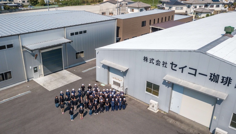 セイコー珈琲 黒瀬工場　空撮（小）